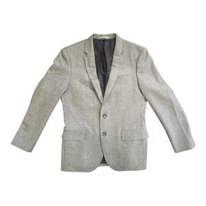 J. Crew Ludlow Grey Vitale Barberis Canonico Flannel Blazer Jacket Gray 40s